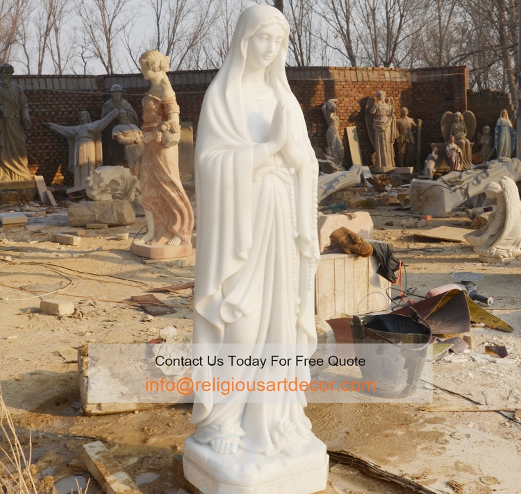 Mary statue stone
