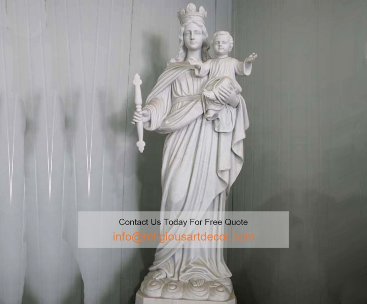 Statue of mother god silesia