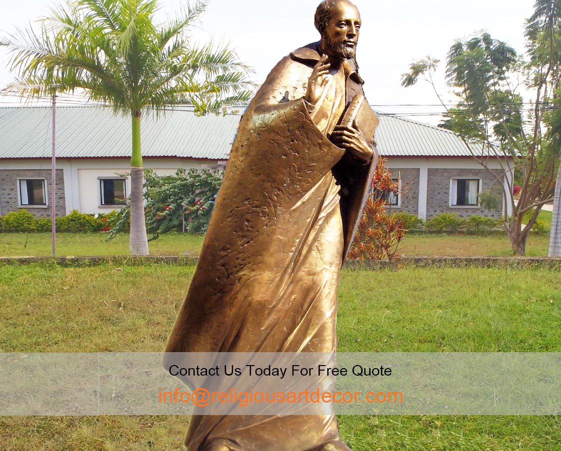 Bronze statue of Ignatius of Loyola