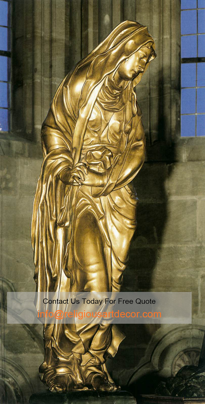 Catholic saint mary statue