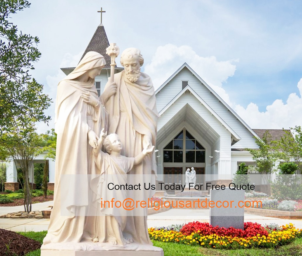 Holy family statue