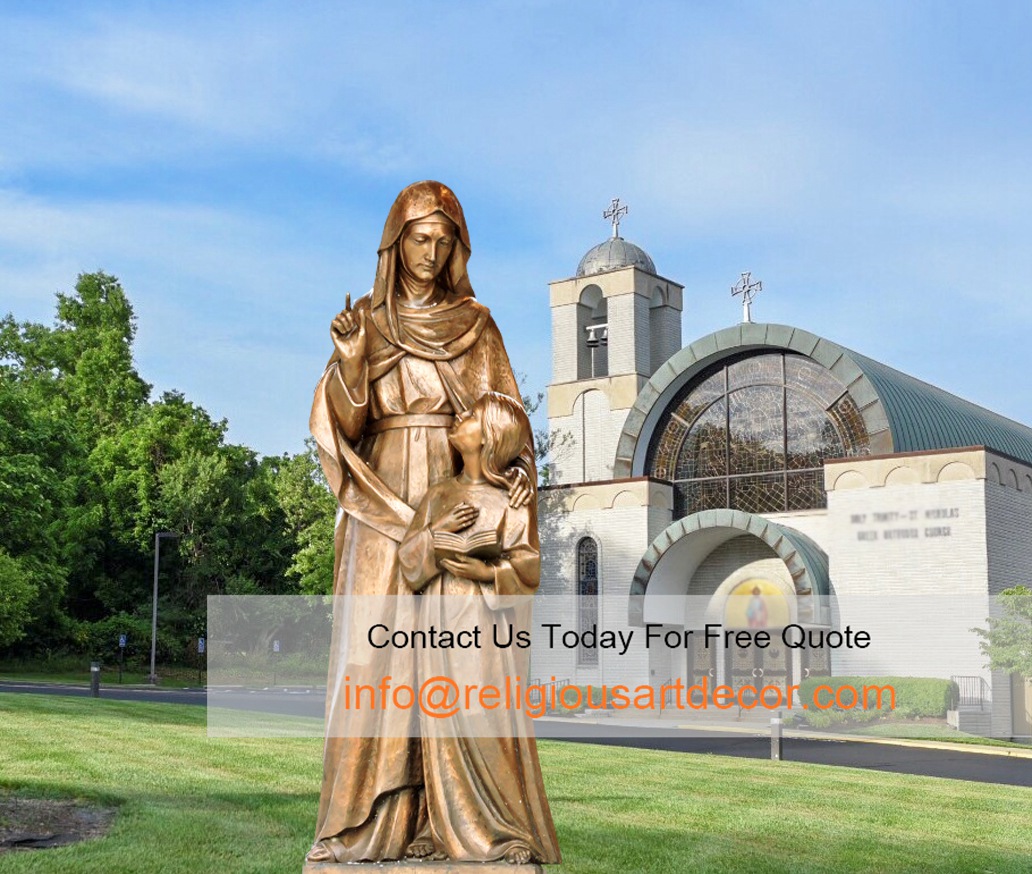 Jesus with mary statue sculpture