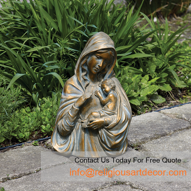 Mary bust statue