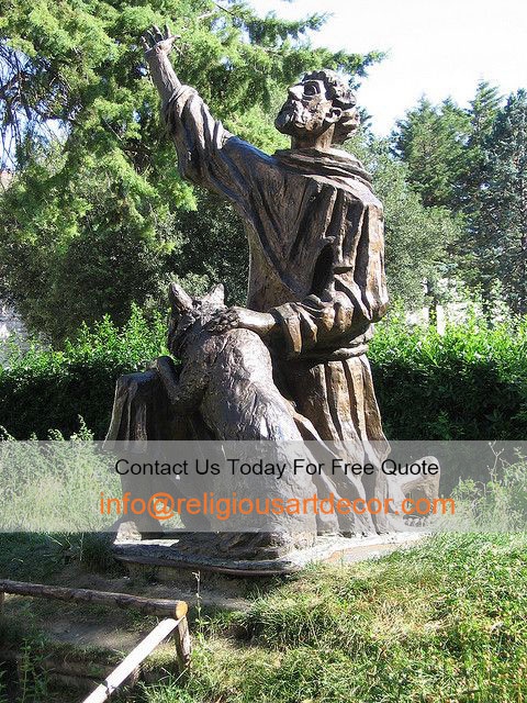 Statue of saint Francis of Assisi