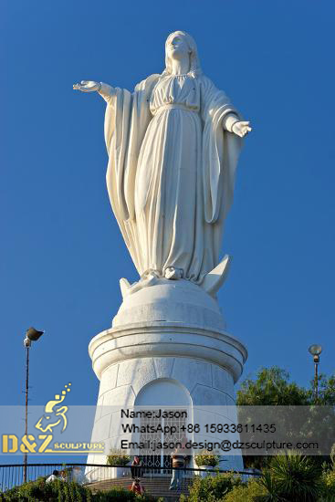 Virgin statue for garden