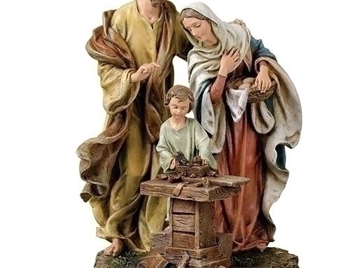 Life Size Jesus Holy Family Fiberglass Statue