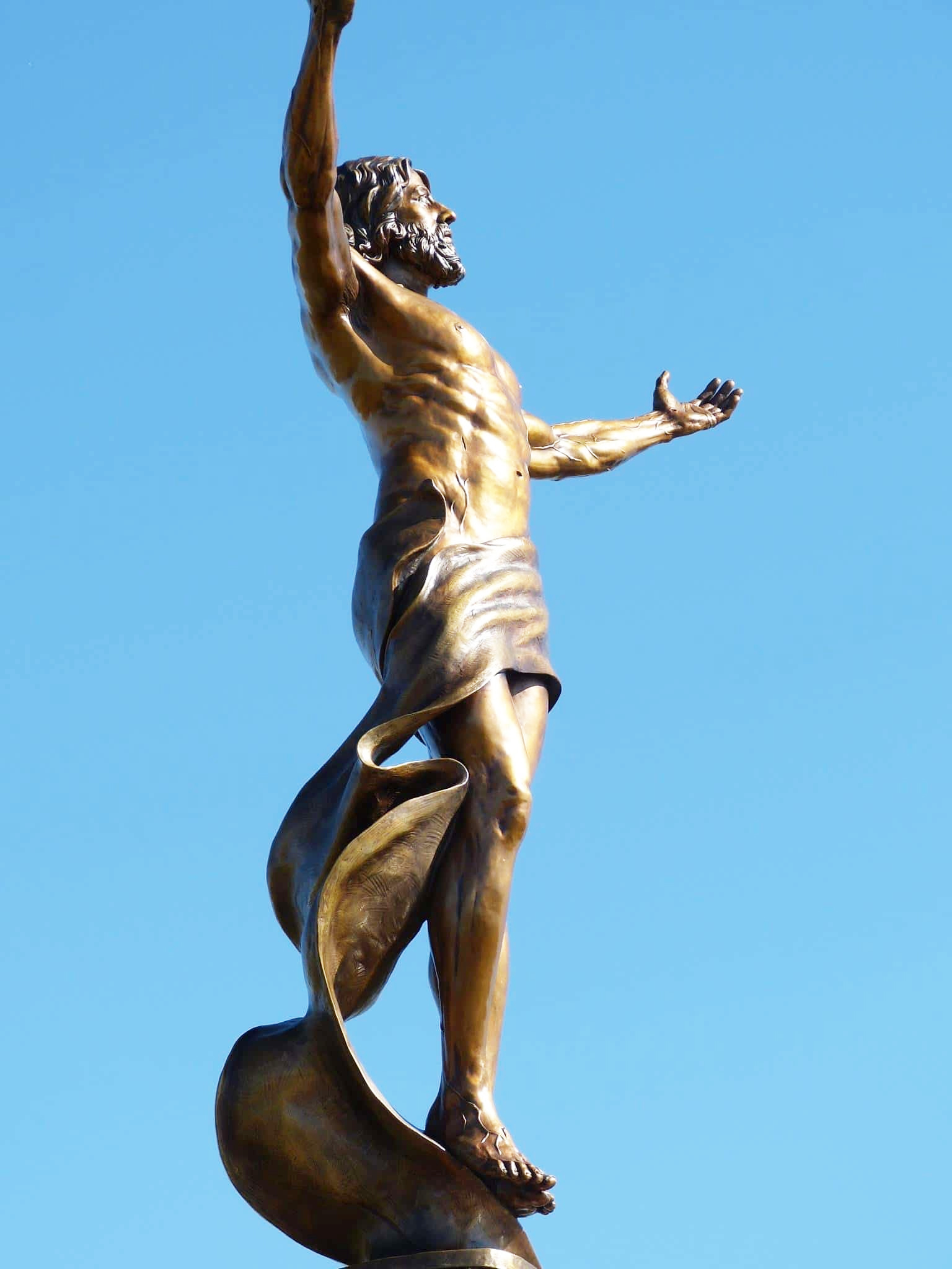 Famous jesus of Nazareth sculpture For Outdoor Statue