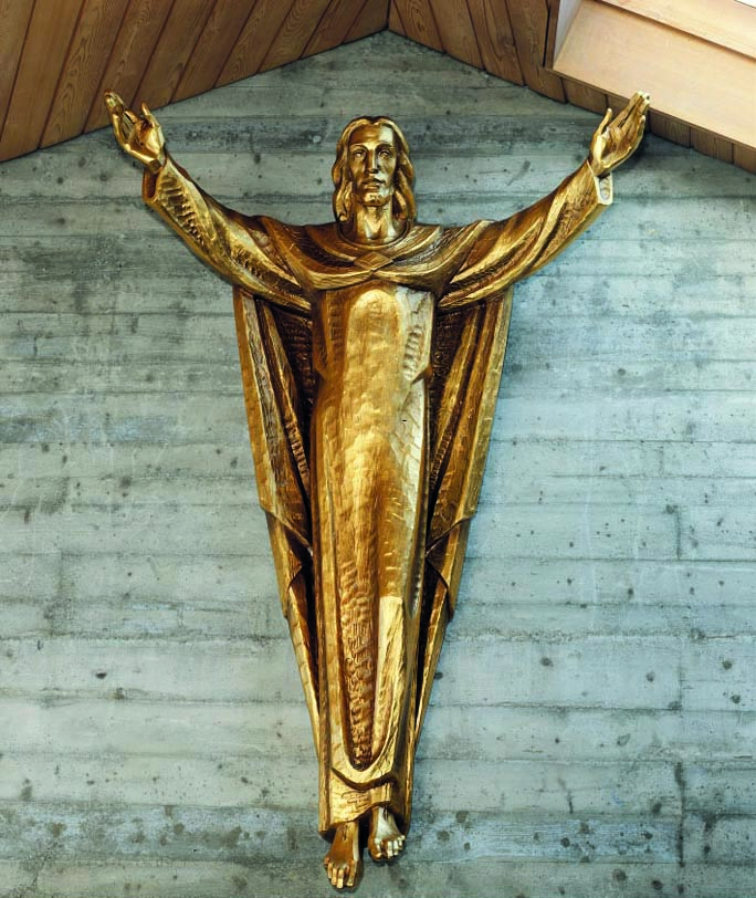 Wall Decoration Religious Bronze sculpture of jesus