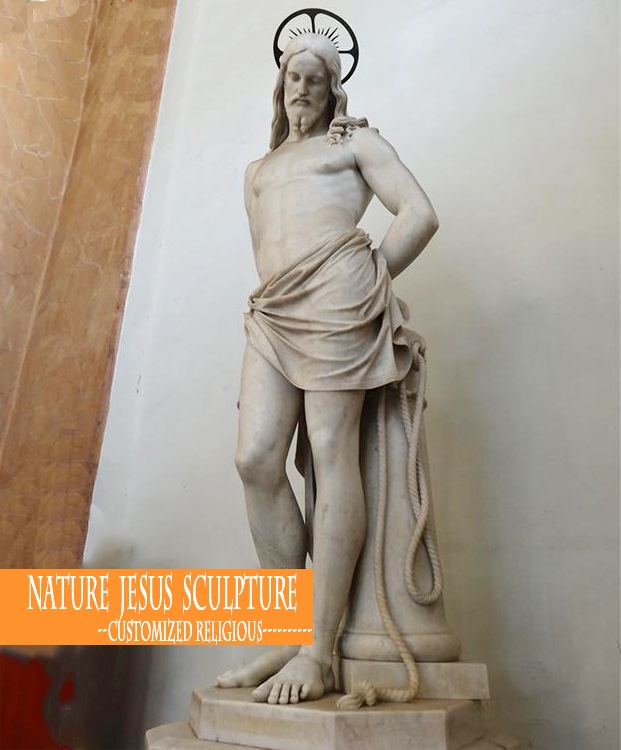 Jesus punished Marble catholic statues for home decoration