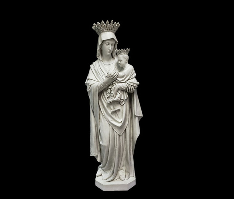 Catholic Decoration Marble Our Lady Of Perpetual Help Statue