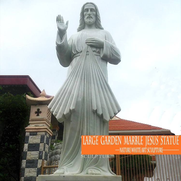 Factory Customized jesus nature marble cheap religious statue