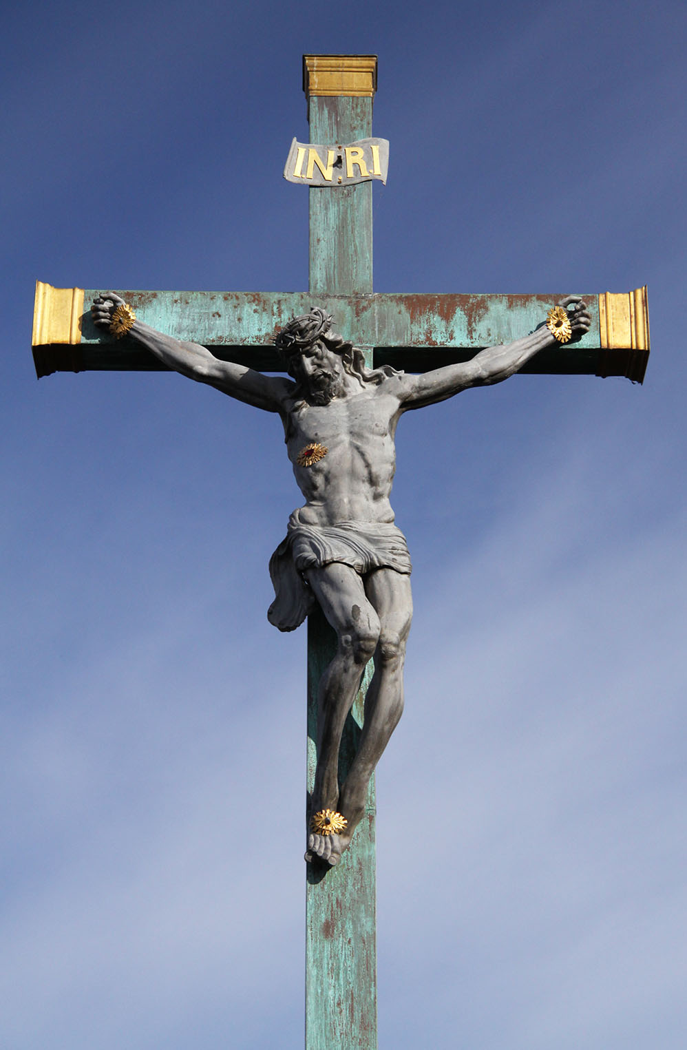Bronze Crucified Jesus Sculpture