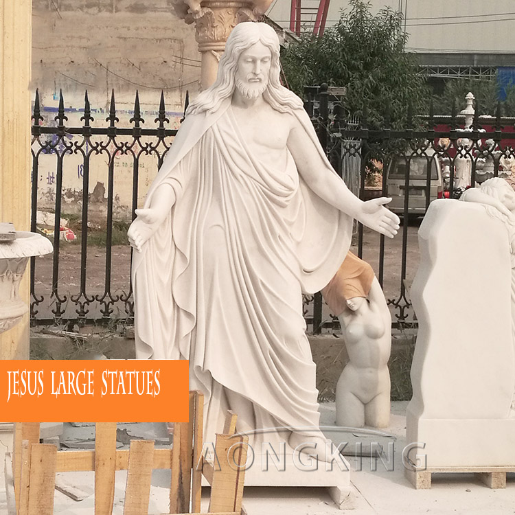 large outdoor religious statues