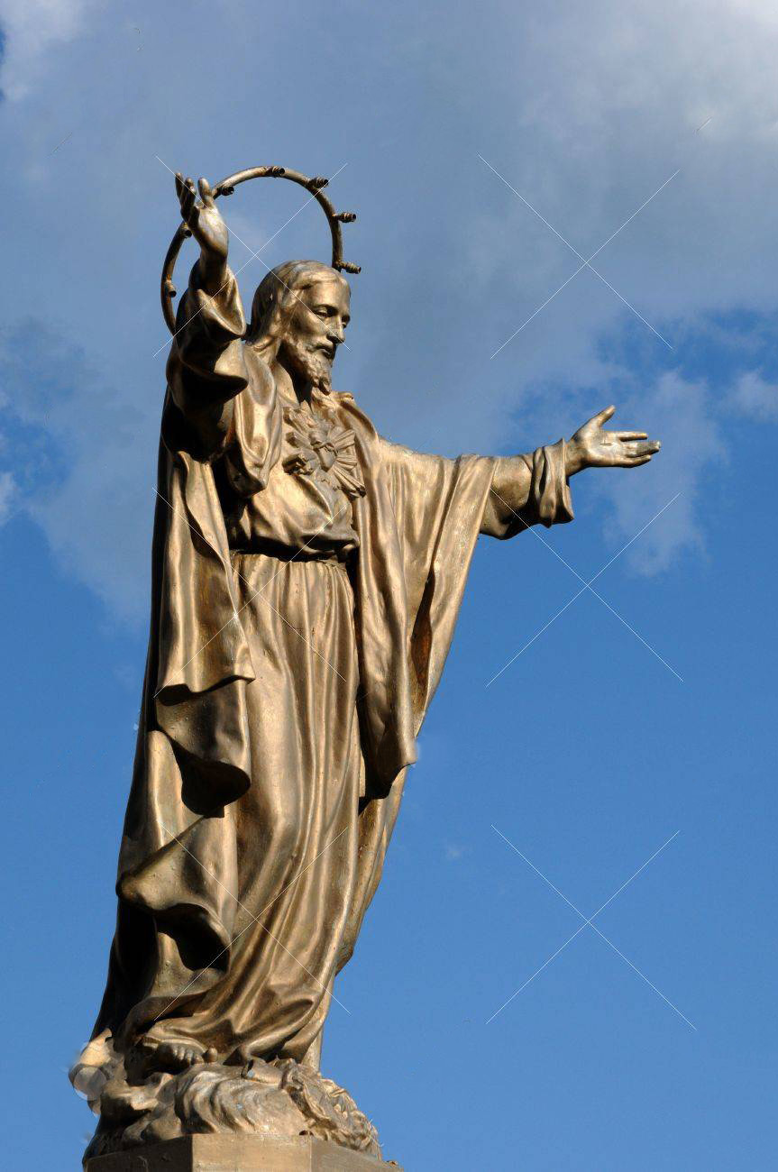 Bronze Life Size Outdoor Areas for Religious Statues for Sale