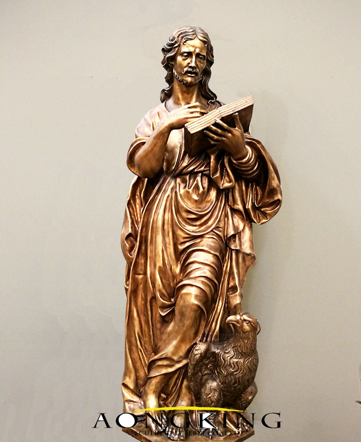 Religious Famous Bronze St John Lateran statues