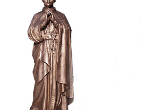 Religious Famous Life Size St Thomas Aquinas Sculpture