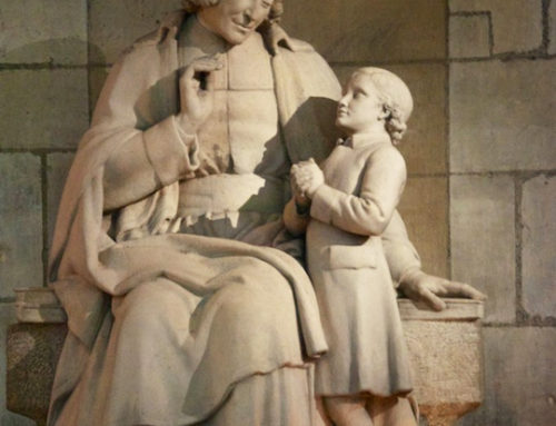 Catholic Saint John Baptist de La Salle Marble Statue