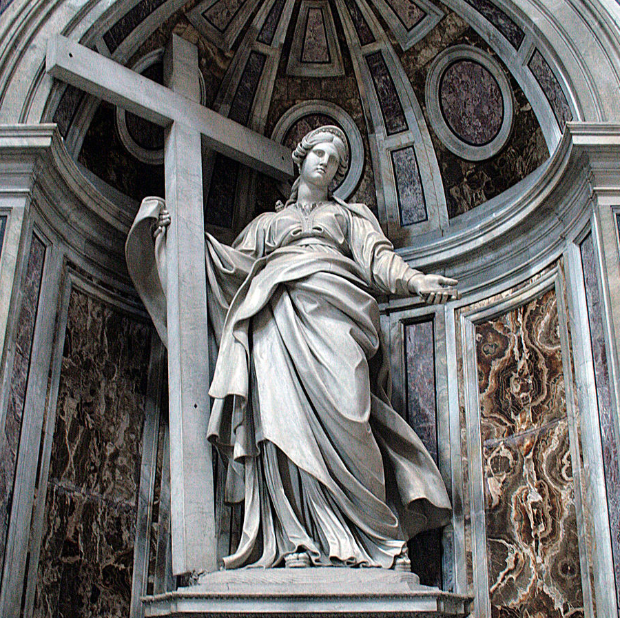 Catholic Church St Helen Marble Life Size Statue