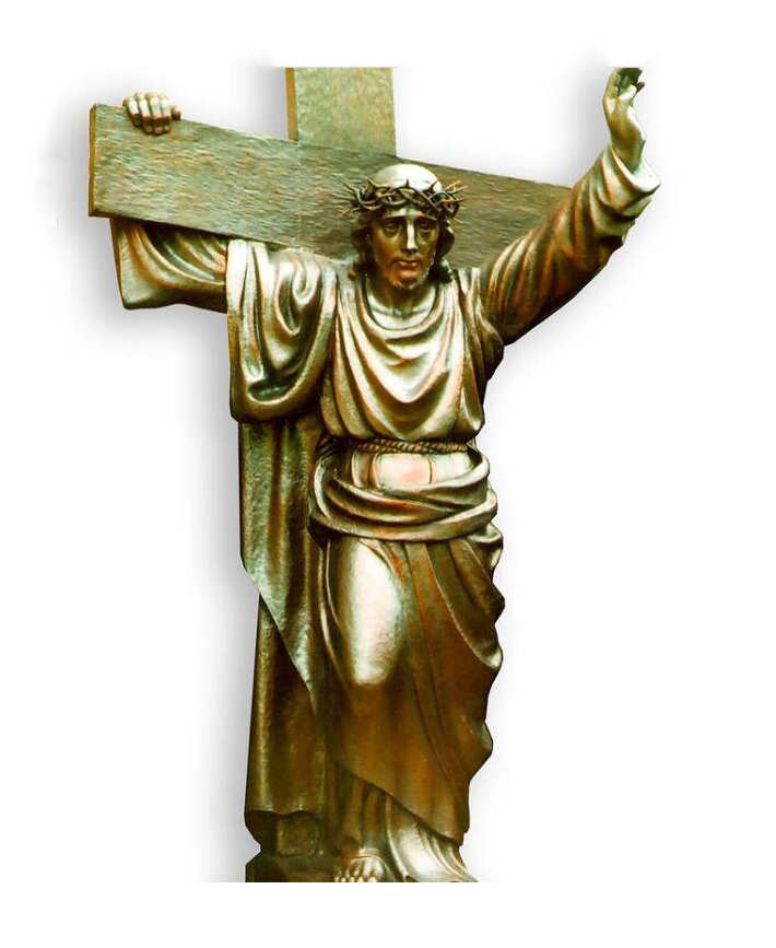 Bronze Jesus Sacrifice Sculpture