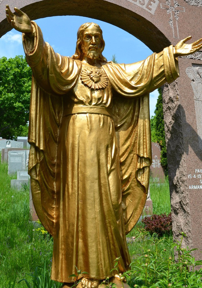 Life Size religious tolerance Casting Bronze Jesus statue