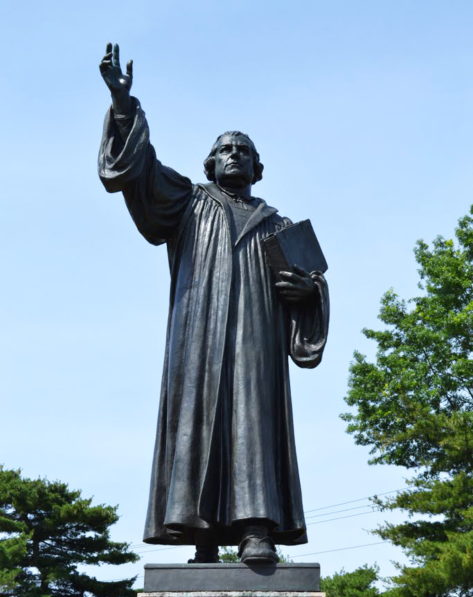 Famous Figure Bronze Outdoor Bronze Martin Luther Statue