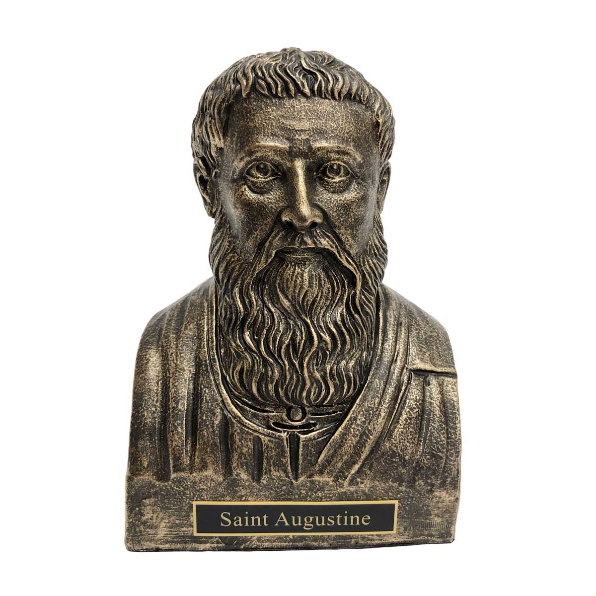 High Quality Bronze saint Augustine bust statue