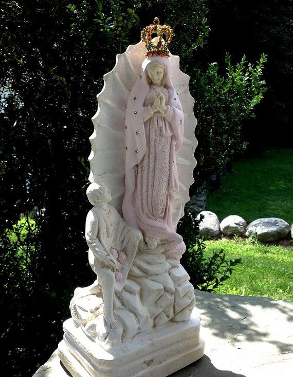 our lady of guadalupe stone statue (2)
