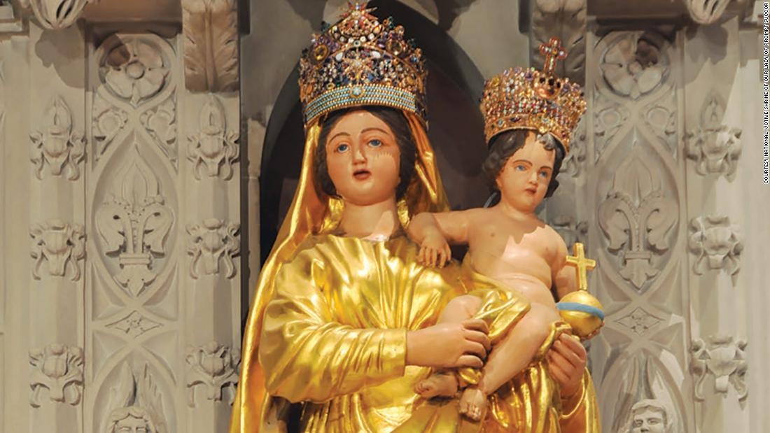 our lady of prompt succor statue (2)