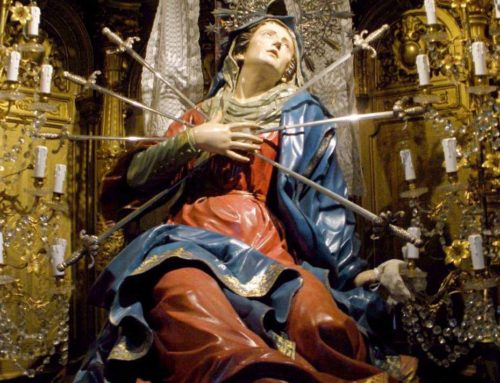 our lady of seven sorrows statue
