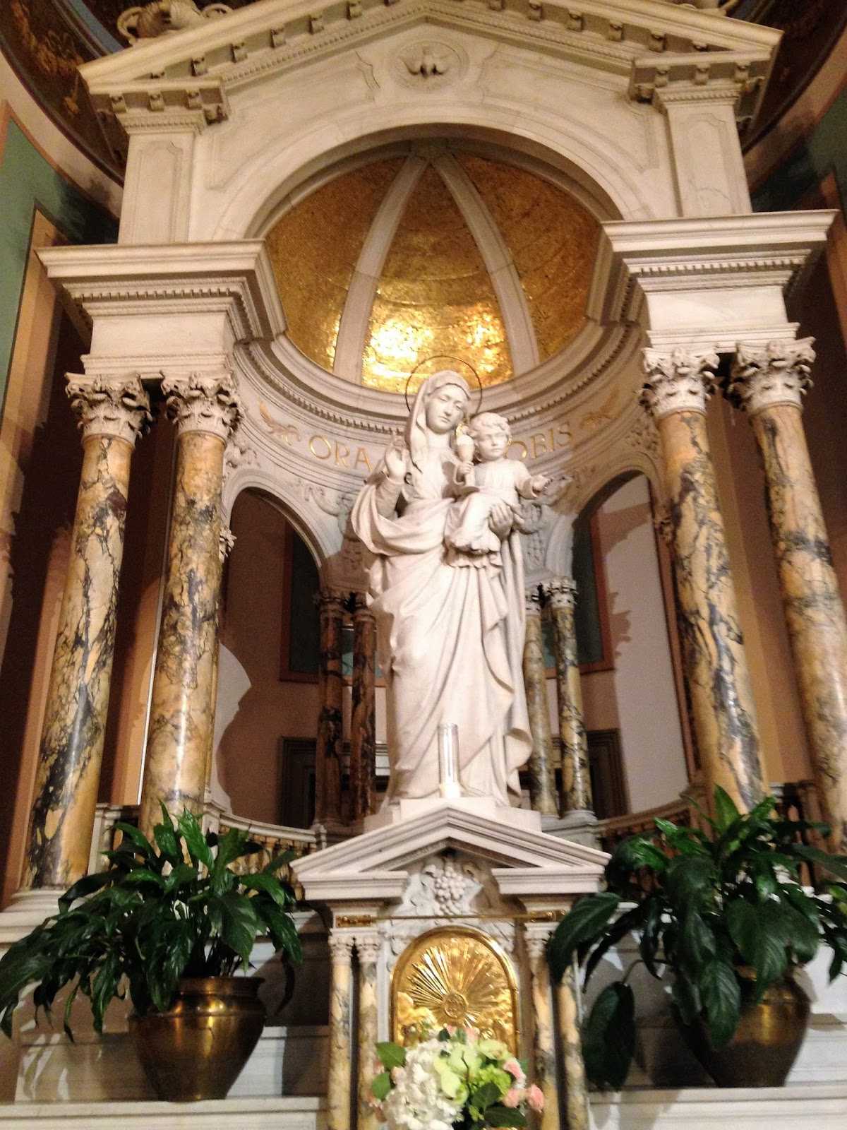 our lady of the blessed sacrament statue (1)