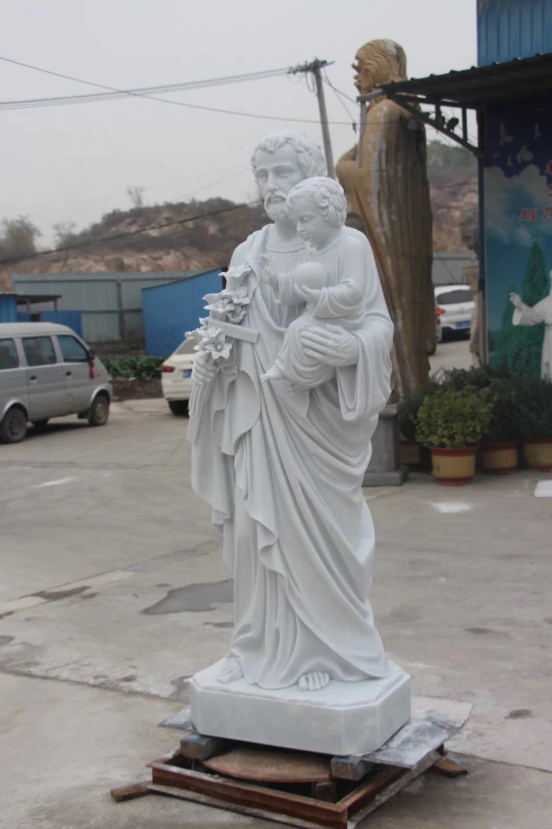 outdoor christian statues near me