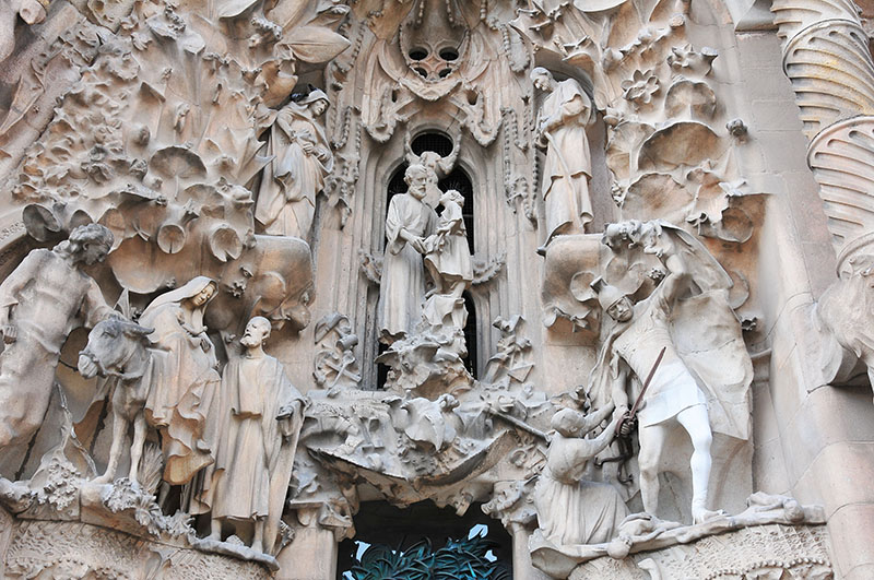 Marble Sagrada Familia Statues