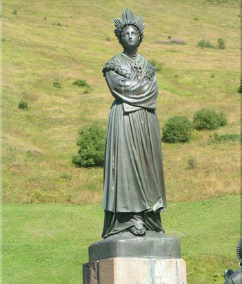 Outdoor Statue of Our Lady of La Salette