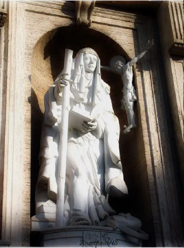 marble St Bridget of Sweden