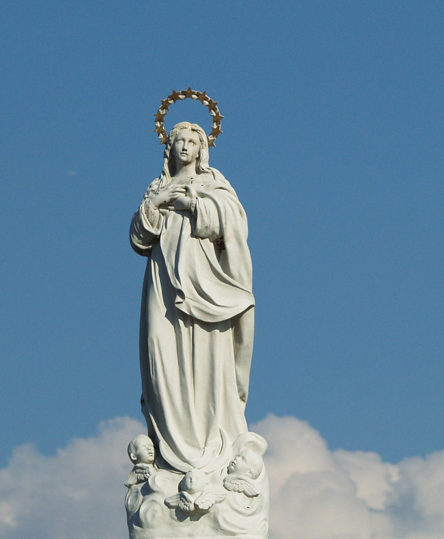 our lady of all nations statue