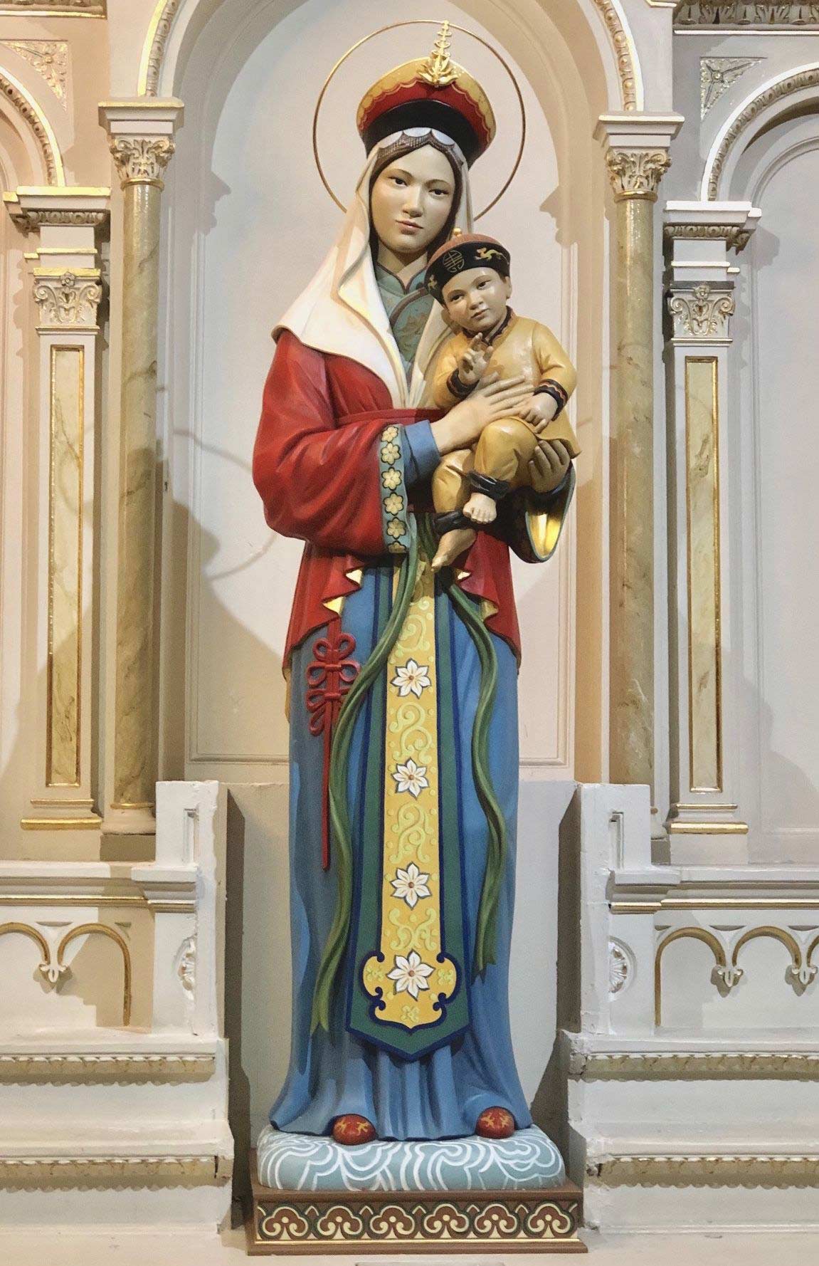 our lady of china statue