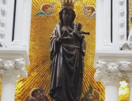 Large Standing Life-Size Famous Bronze Our Lady of Dublin Statue