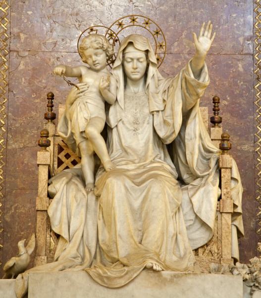 our lady of the snows statue (2)