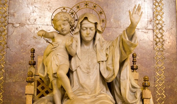 our lady of the snows statue (3)