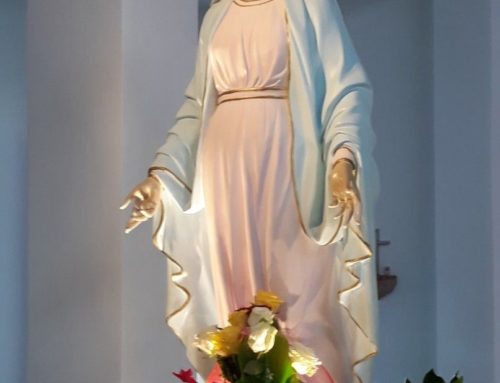Famous Graceful Timeless Beauty of the Fiberglass Our Lady of Tihaljina Statue
