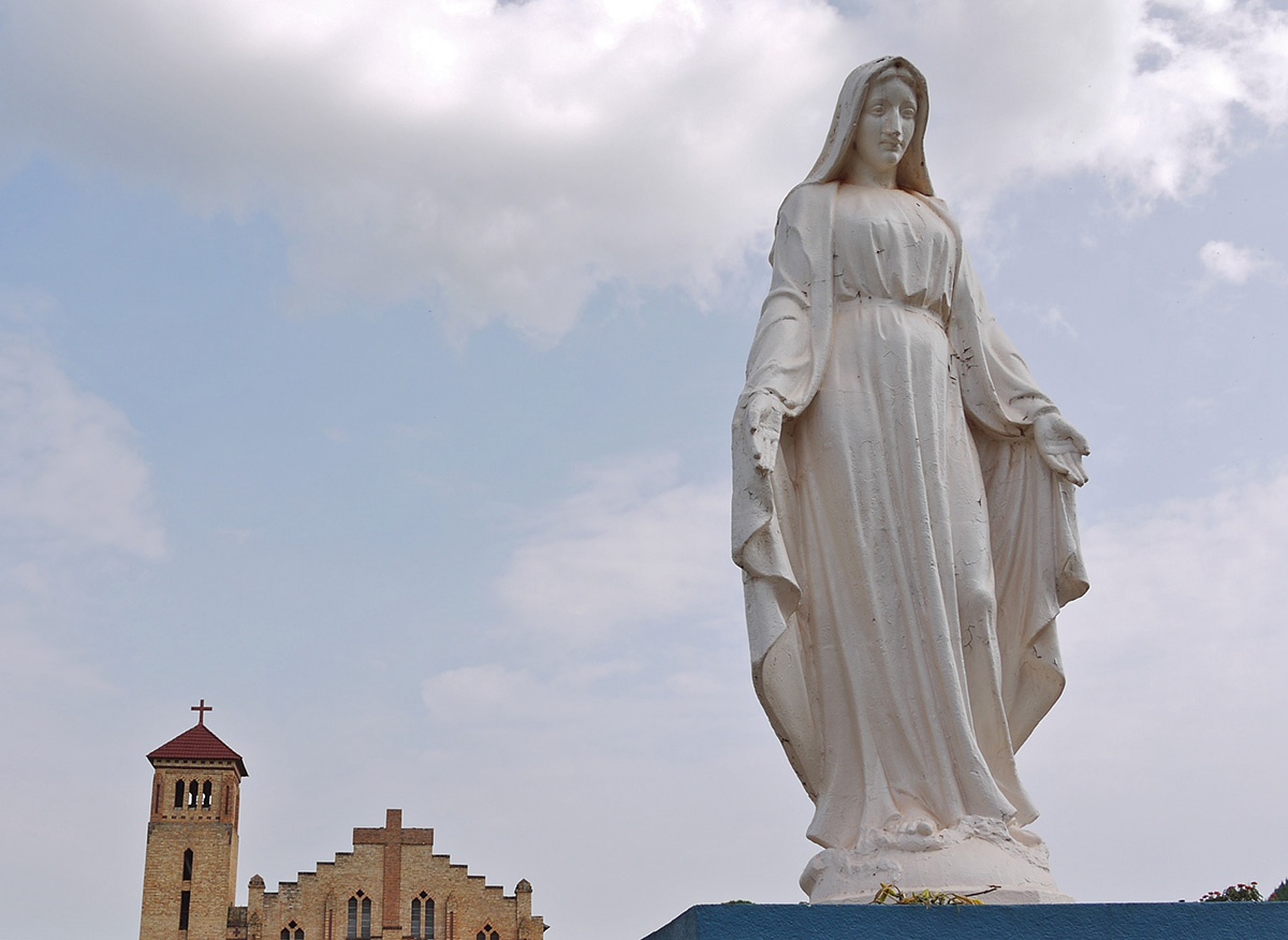 our lady of wisdom statue