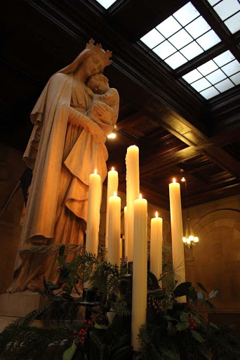 our lady seat of wisdom statue (5)