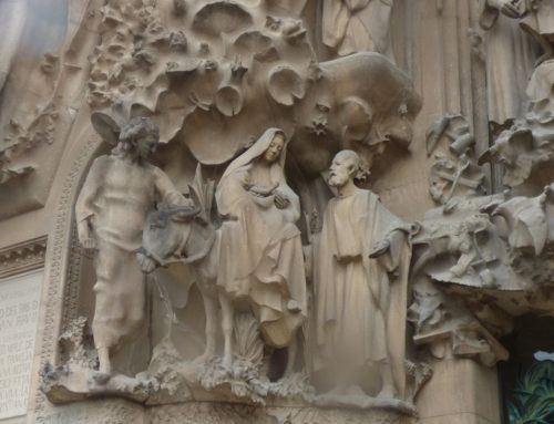 Famous Religious Large Marble Outdoor Sagrada Familia Statues