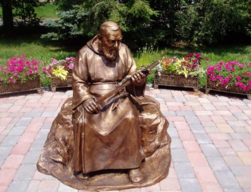 Life-Size Famous Figure Bronze Saint Padre Pio Statue