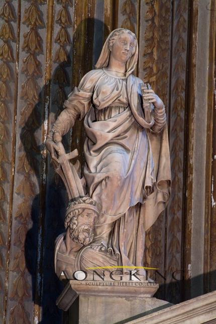 Catherine of Alexandria sculpture