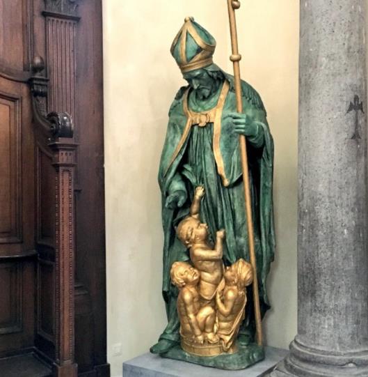 bronze statue of St. Nicholaus 2