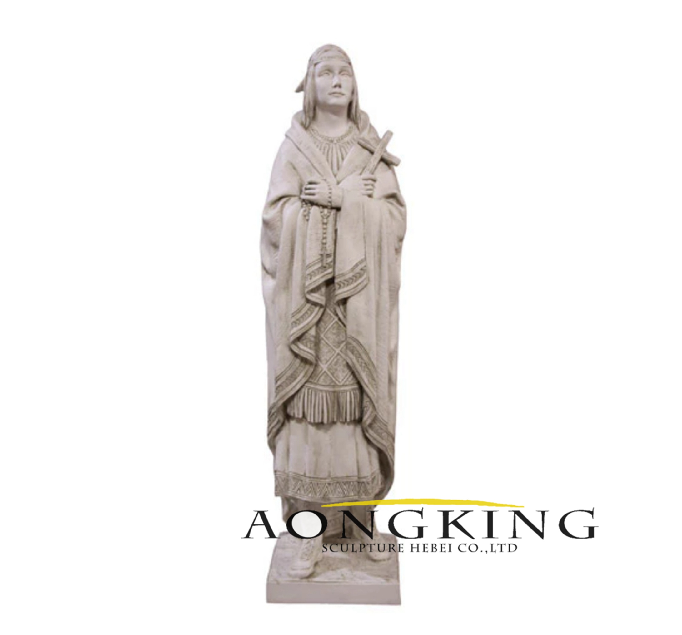 Mohawks Saint Statue marble Religious