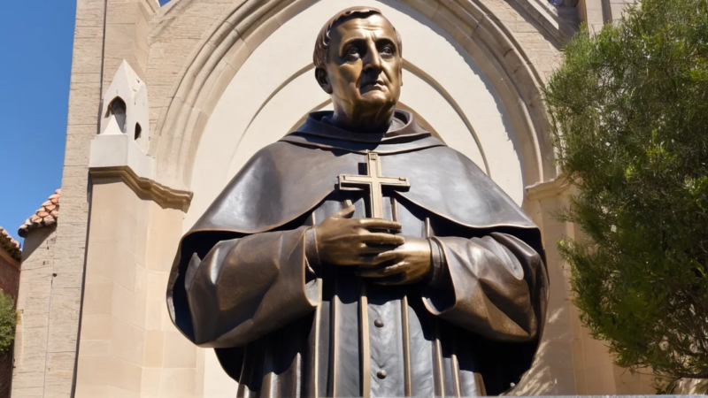 Saint Thomas Aquinas sculpture