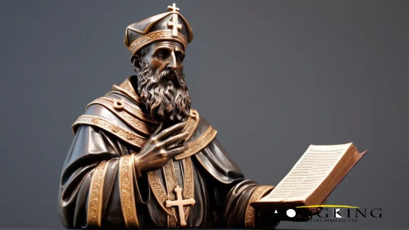 bronze Saint Augustine of Hippo