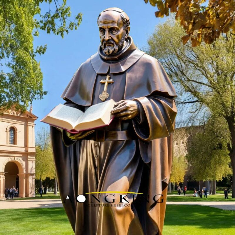 Saint Ignatius of Loyola with a book